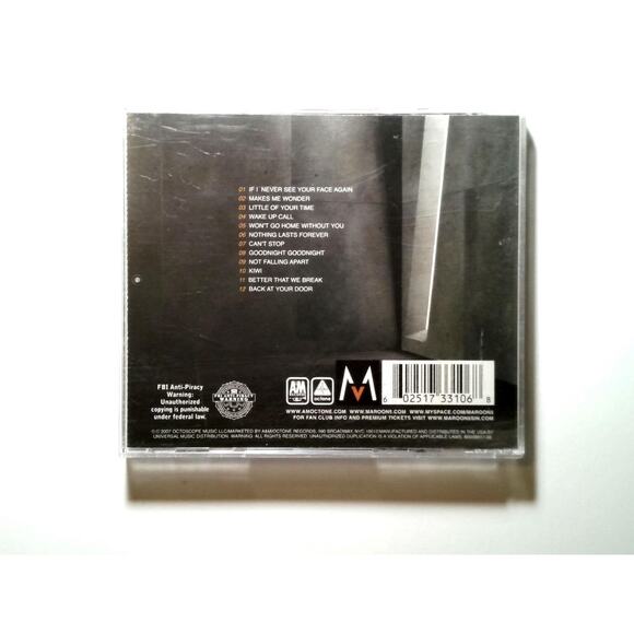 Maroon 5 - It Won't Be Soon Before Long CD Octone/A&M Records - Picture 3 of 3